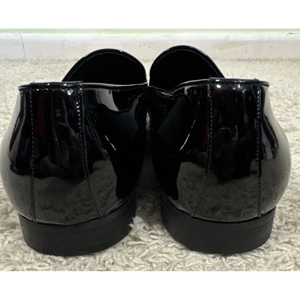 Moretti Gold Label Black Embossed Patent Leather Dress Shoes Mens 15 Formal Wear